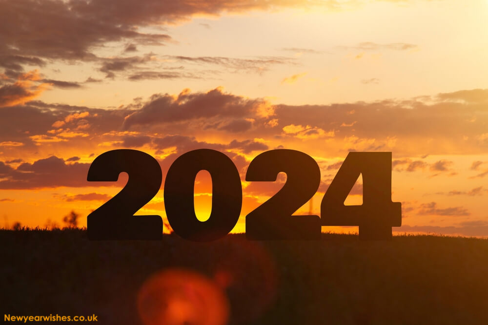 new year's 2024 background